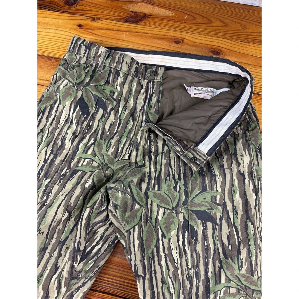 Vtg Cabela's Realtree Camo Pants Mens 36 Goretex Thinsulate Insulated USA-Rare